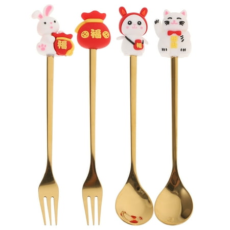 1 Set of Portable Children Spoons Adorable Toddler Spoon Training Feeding Tableware for Children
1 Set of Portable Children Spoons Adorable Toddler Spoon Training Feeding Tableware for Children