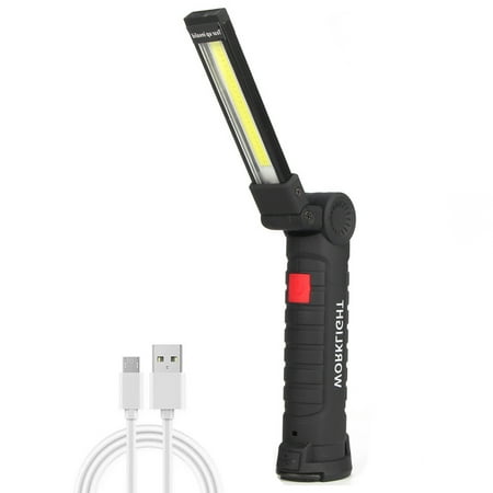 Rechargeable Work Light with Magnetic Base | 5 Modes Lighting COB LED Work Lights Magnetic Sticky Handheld with Hook | Rotate Flashlight Underhood Worklight for Car Repair Machine Emergency
Rechargeable Work Light with Magnetic Base | 5 Modes Lighting COB LED Work Lights Magnetic Sticky Handheld with Hook | Rotate Flashlight Underhood Worklight for Car Repair Machine Emergency