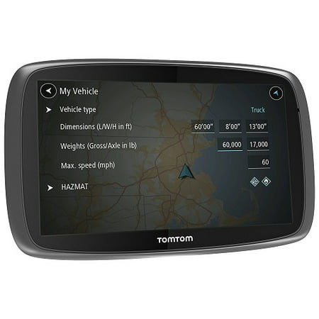 [해외] TomTom Trucker 600 Lifetime Trucker Maps and Traffic GPS