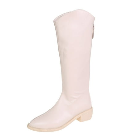 ZIZOCWA Woven Shoes Women Knee High Boots For Women No Heel Wide Ladies Fashion Solid Color Leather Pointed Toe Back Zip Thick Sole Long Boots Riding Boots Small Calf
ZIZOCWA Woven Shoes Women Knee High Boots For Women No Heel Wide Ladies Fashion Solid Color Leather Pointed Toe Back Zip Thick Sole Long Boots Riding Boots Small Calf