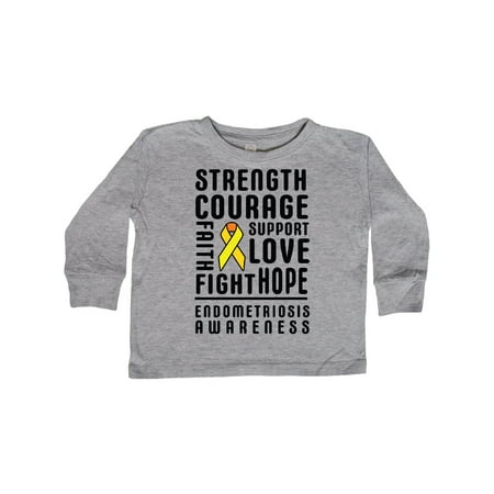 Inktastic Endometriosis Awareness Strength Courage and Support with Yellow Ribbon Gift Toddler Boy or Toddler Girl Long Sleeve T-Shirt
Inktastic Endometriosis Awareness Strength Courage and Support with Yellow Ribbon Gift Toddler Boy or Toddler Girl Long Sleeve T-Shirt