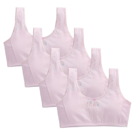 LICHENGTAI 4pcs Girls Bra Students Cotton Vest Bra Full Cup Breathable Bra Adolescent Girls Junior High School Girls One Size Pink
LICHENGTAI 4pcs Girls Bra Students Cotton Vest Bra Full Cup Breathable Bra Adolescent Girls Junior High School Girls One Size Pink