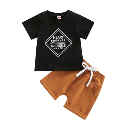 Bagilaanoe 2pcs Toddler Baby Boy Short Pants Set Short Sleeve Letter Print T Shirt Tops + Shorts 3M 6M 12M 18M 24M 3T Kids Casual Summer Outfits
Bagilaanoe 2pcs Toddler Baby Boy Short Pants Set Short Sleeve Letter Print T Shirt Tops + Shorts 3M 6M 12M 18M 24M 3T Kids Casual Summer Outfits