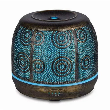 Oil Diffuser Metal Ultrasonic Air Humidifier Cool Mist Maker with 7 Color Changing Light for Home Kitchen Office
Oil Diffuser Metal Ultrasonic Air Humidifier Cool Mist Maker with 7 Color Changing Light for Home Kitchen Office