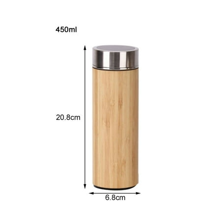 GYZEE Natural Bamboo Travel Mug Stainless Steel Tea Infuser Hot Or Cold Drinks(450ml)
GYZEE Natural Bamboo Travel Mug Stainless Steel Tea Infuser Hot Or Cold Drinks(450ml)