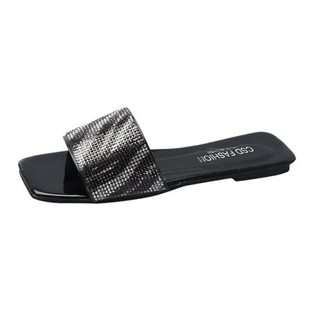 ForestYashe slipper for Women Women s Fashion Casual Flat Crystal Paillette Beach Slip On Slippers Shoes Pu
ForestYashe slipper for Women Women s Fashion Casual Flat Crystal Paillette Beach Slip On Slippers Shoes Pu