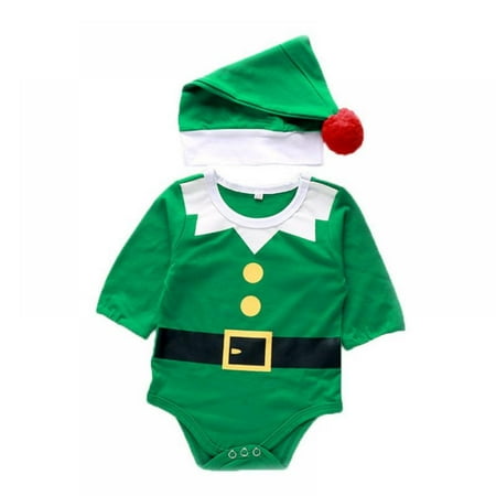 BULLPIANO 2Pcs Baby Boy Girl Christmas Clothes Santa Elf Outfits Newborns Xmas Long Sleeves Romper Bodysuits with Hat 0-18M
BULLPIANO 2Pcs Baby Boy Girl Christmas Clothes Santa Elf Outfits Newborns Xmas Long Sleeves Romper Bodysuits with Hat 0-18M