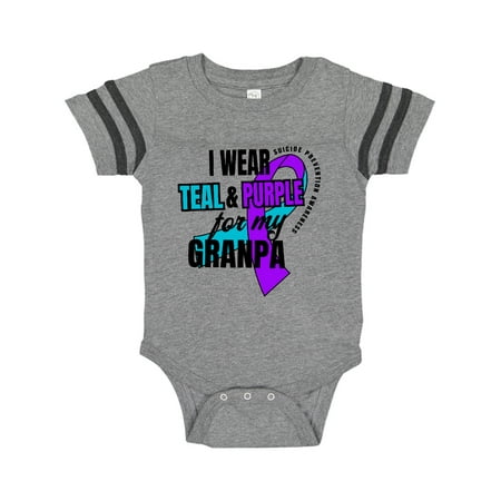 Inktastic Suicide Prevention I Wear Teal and Purple for My Granpa Gift Baby Boy or Baby Girl Bodysuit
Inktastic Suicide Prevention I Wear Teal and Purple for My Granpa Gift Baby Boy or Baby Girl Bodysuit