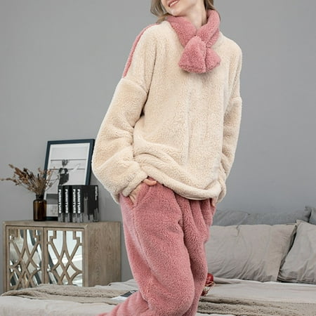 Ladies Soft Warm Flannel Fleece Pyjamas Set Winter Plus Size Thicke Homewear Set
Ladies Soft Warm Flannel Fleece Pyjamas Set Winter Plus Size Thicke Homewear Set