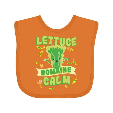 Inktastic Lettuce Romaine Calm Gift Baby Boy or Baby Girl Bib