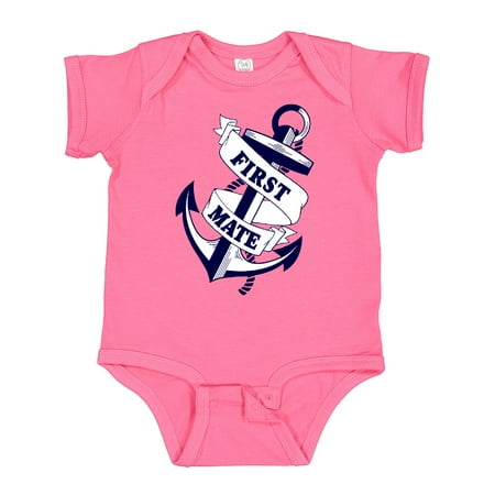 Inktastic First Mate with Anchor and Banner Gift Baby Boy or Baby Girl Bodysuit
Inktastic First Mate with Anchor and Banner Gift Baby Boy or Baby Girl Bodysuit