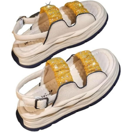 Women s Open Toe Buckle Ankle Strap Flatform Sandals Round Toe Thick Sole Casual Sandals Summer Sandals Slippers (Yellow 36)
Women s Open Toe Buckle Ankle Strap Flatform Sandals Round Toe Thick Sole Casual Sandals Summer Sandals Slippers (Yellow 36)