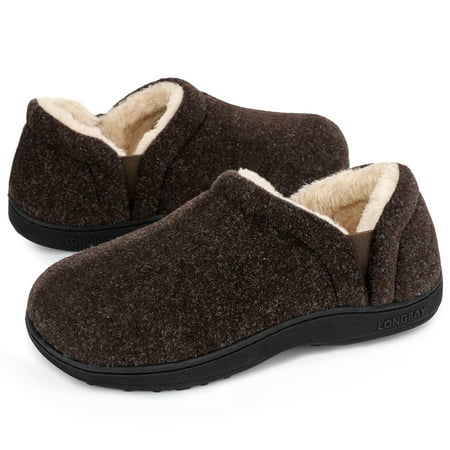 LongBay Men s Cozy Memory Foam Slippers Comfy Fuzzy Plush Lining House Shoes Indoor Outdoor
LongBay Men s Cozy Memory Foam Slippers Comfy Fuzzy Plush Lining House Shoes Indoor Outdoor