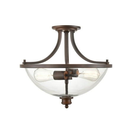 Millennium Lighting 3622 Forsyth 2 Light 17 Wide Semi-Flush Bowl Ceiling Fixture - Bronze
Millennium Lighting 3622 Forsyth 2 Light 17 Wide Semi-Flush Bowl Ceiling Fixture - Bronze