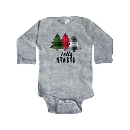 Inktastic Feliz Navidad Plaid Trees Gift Baby Boy or Baby Girl Long Sleeve Bodysuit
Inktastic Feliz Navidad Plaid Trees Gift Baby Boy or Baby Girl Long Sleeve Bodysuit