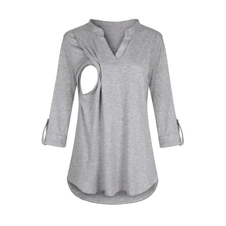 Simplmasygenix Womens Maternity Clearance Long Sleeve Summer Tops Women Striped Nursing Tops Blouse For Breastfeeding
Simplmasygenix Womens Maternity Clearance Long Sleeve Summer Tops Women Striped Nursing Tops Blouse For Breastfeeding