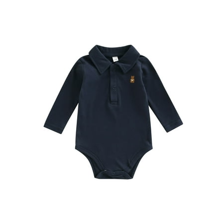 Jkerther 0-12M Baby Girl Boy Cute Romper Cartoon Bear Embroidery Button Lapel Long Sleeve Triangle Jumpsuits
Jkerther 0-12M Baby Girl Boy Cute Romper Cartoon Bear Embroidery Button Lapel Long Sleeve Triangle Jumpsuits