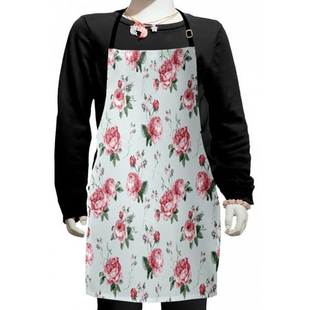 Rose Kids Apron Blooming English Rose Watercolor Painting Style Garden Shabby Form Wild Flowers Boys Girls Apron Bib with Adjustable Ties for Cooking Baking Painting Reseda Green Pink by Ambesonne
Rose Kids Apron Blooming English Rose Watercolor Painting Style Garden Shabby Form Wild Flowers Boys Girls Apron Bib with Adjustable Ties for Cooking Baking Painting Reseda Green Pink by Ambesonne