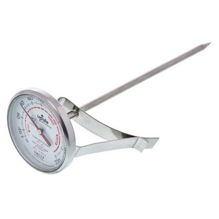 (THFR-17) 5 1/2"-Long Dial Frothing Thermometer, Dial frothing thermometer with chip is an essential tool in certain situations as boiling By Update International
