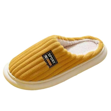 ZAROYEAX Women Shoes Fashion Couple Home Cotton Slippers Simple Warm Thick Soled Slippers
ZAROYEAX Women Shoes Fashion Couple Home Cotton Slippers Simple Warm Thick Soled Slippers