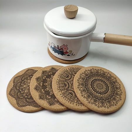 6 Pieces Drink Coasters Sets Round Shape Wooden Non-Slip Cup Mat for Coffee Beer Wine Bottle
6 Pieces Drink Coasters Sets Round Shape Wooden Non-Slip Cup Mat for Coffee Beer Wine Bottle