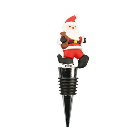BUYHO Christmas Wine Stopper Santa Claus Snowman Bottle Stopper Christmas Decoration Reusable Wine Bottle Cover Gift For Xmas
BUYHO Christmas Wine Stopper Santa Claus Snowman Bottle Stopper Christmas Decoration Reusable Wine Bottle Cover Gift For Xmas