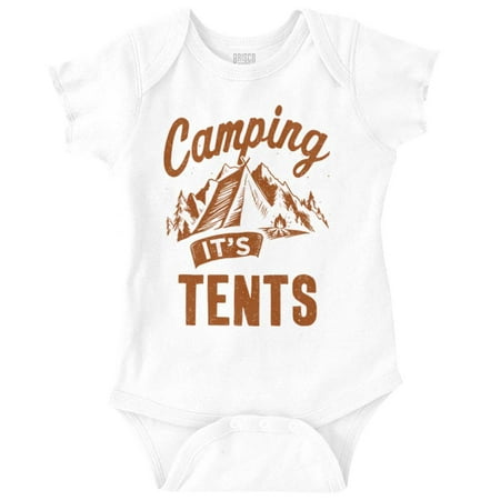 Camping Its In Tents Funny Outdoors Romper Boys or Girls Infant Baby Brisco Brands NB
Camping Its In Tents Funny Outdoors Romper Boys or Girls Infant Baby Brisco Brands NB