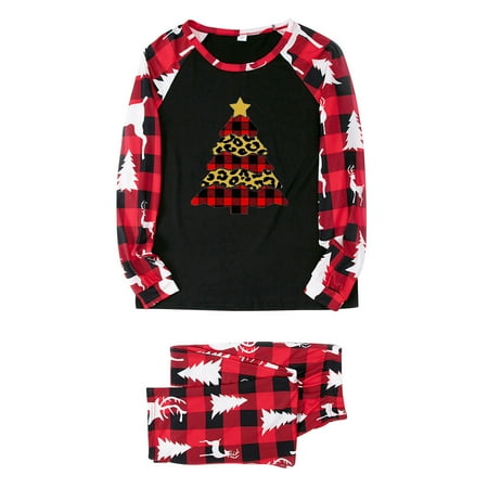Mrat Family Matching Wear Long Sleeve Tops and Pant Matching Family Pajamas Set Pjs For Family Set Top And Long Pants Sleepwear Sets Family Matching Homewear