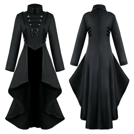 HIBRO Women Gothic Steampunk Button Lace Corset Halloween Costume Coat Tailcoat Jacket
HIBRO Women Gothic Steampunk Button Lace Corset Halloween Costume Coat Tailcoat Jacket
