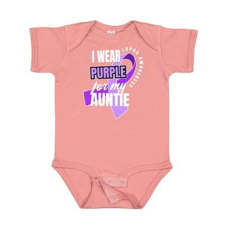 Inktastic I Wear Purple for My Auntie Lupus Awareness Gift Baby Boy or Baby Girl Bodysuit
Inktastic I Wear Purple for My Auntie Lupus Awareness Gift Baby Boy or Baby Girl Bodysuit