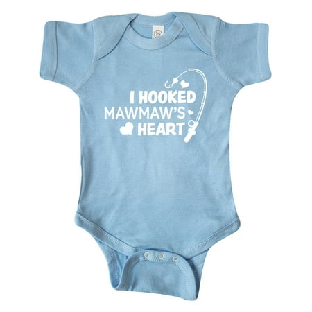 Inktastic I Hooked Mawmaw s Heart with Fishing Rod Gift Baby Boy or Baby Girl Bodysuit
Inktastic I Hooked Mawmaw s Heart with Fishing Rod Gift Baby Boy or Baby Girl Bodysuit