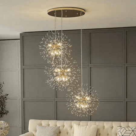 RRTYO Geetika 24-Light Gold Sputnik Crystal Cluster Island Adjustable Pendant
RRTYO Geetika 24-Light Gold Sputnik Crystal Cluster Island Adjustable Pendant