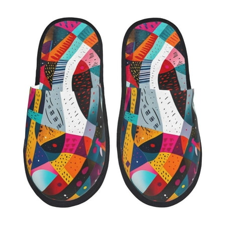 Noikeo Abstract Jazz Instrumental Pattern Cozy Slippers Indoor for Women and Mens Fuzzy House Shoes Soft Plush Warm Slip-on Slippers-Large
Noikeo Abstract Jazz Instrumental Pattern Cozy Slippers Indoor for Women and Mens Fuzzy House Shoes Soft Plush Warm Slip-on Slippers-Large