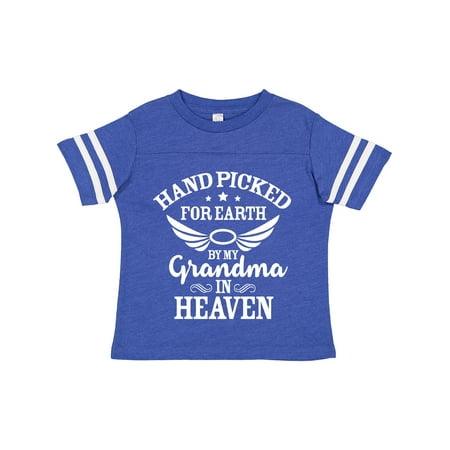 Inktastic Handpicked for Earth by My Grandma in Heaven Angel Wings Gift Toddler Boy or Toddler Girl T-Shirt
Inktastic Handpicked for Earth by My Grandma in Heaven Angel Wings Gift Toddler Boy or Toddler Girl T-Shirt