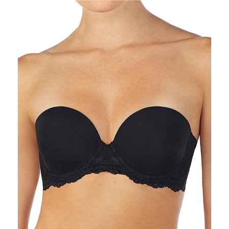 OnGossamer BLACK Beautifully Basic Strapless Bra US 34DD UK 34DD