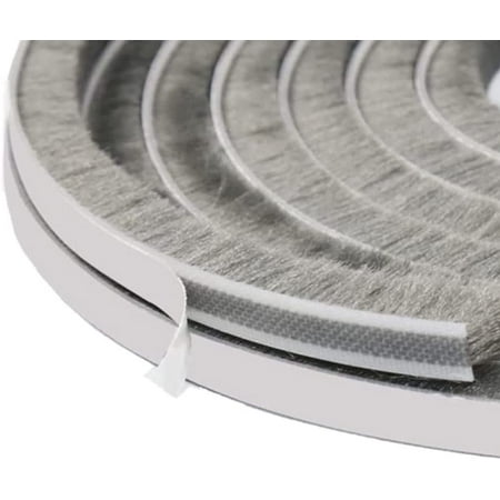 Moyishi 32Ft Brush Weather Stripping Self Adhesive Seal Strip Weatherstrip for Windows and Doors House (0.35 x0.2 )
Moyishi 32Ft Brush Weather Stripping Self Adhesive Seal Strip Weatherstrip for Windows and Doors House (0.35 x0.2 )