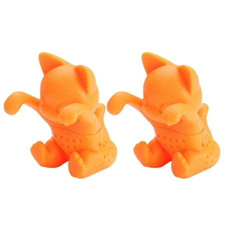 Tinksky 2PCS Silicone Cat Tea Infuser Animal Loose Leaf Tea Strainer Filter Diffuser Kitchen Tools Gadgets (Orange)
Tinksky 2PCS Silicone Cat Tea Infuser Animal Loose Leaf Tea Strainer Filter Diffuser Kitchen Tools Gadgets (Orange)