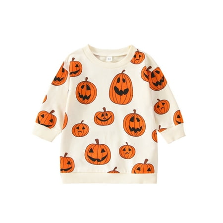 CenturyX Newborn Toddler Baby Halloween Pumpkin Outfits Boy Girl Oversized Onesie Sweatshirt Romper Clothes Pullover 4-5 Years
CenturyX Newborn Toddler Baby Halloween Pumpkin Outfits Boy Girl Oversized Onesie Sweatshirt Romper Clothes Pullover 4-5 Years