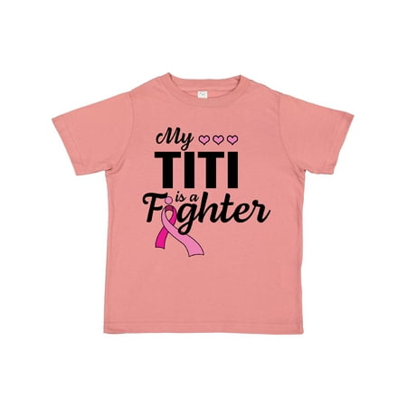 Inktastic Breast Cancer Awareness My Titi is a Fighter Boys or Girls Toddler T-Shirt
Inktastic Breast Cancer Awareness My Titi is a Fighter Boys or Girls Toddler T-Shirt
