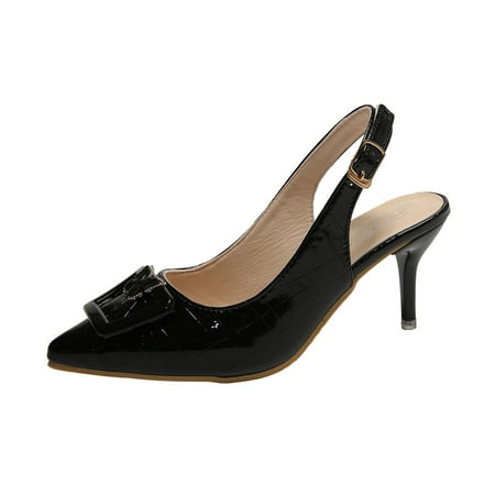 Womens Sandals Women s Summer Pointed Leather Stiletto Sandals Casual Comfort One Line Buckle Sandals Orthopedic Sandals for Women Summer Sandals for Women 2024(Color:Black Size:US 6.5)
Womens Sandals Women s Summer Pointed Leather Stiletto Sandals Casual Comfort One Line Buckle Sandals Orthopedic Sandals for Women Summer Sandals for Women 2024(Color:Black Size:US 6.5)