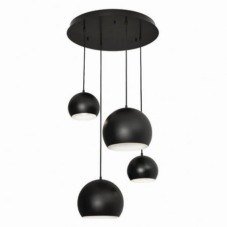 RXYP99BKRND4-AFX-Roxy - 4 Light Quintuple Pendant In Modern Style-6.25 Inches Tall and 24 Inches Wide Black Black Finish with Black Metal Shade
RXYP99BKRND4-AFX-Roxy - 4 Light Quintuple Pendant In Modern Style-6.25 Inches Tall and 24 Inches Wide Black Black Finish with Black Metal Shade