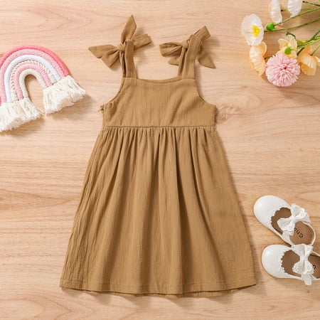 B91xZ Spring Dress Toddler Baby Kids Girl Dresses Outfits Solid Color Short Sleeves Single Dress Headband 2Pcs Brown Size 12-18 Months
B91xZ Spring Dress Toddler Baby Kids Girl Dresses Outfits Solid Color Short Sleeves Single Dress Headband 2Pcs Brown Size 12-18 Months
