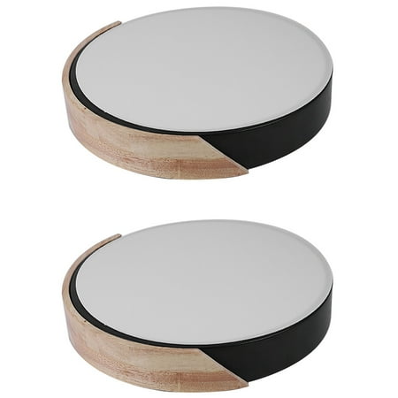 2X Ceiling Light 18W Nordic Wooden Application Living Room Round Bedroom LED Light Black (Warm Light)
2X Ceiling Light 18W Nordic Wooden Application Living Room Round Bedroom LED Light Black (Warm Light)