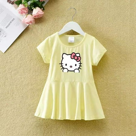 Hello Kitty Girls New Cute Cartoon Print Dress Baby A-line Simple Casual Skirt Children‘s Princess Pleated Skirt Children‘s Wear
Hello Kitty Girls New Cute Cartoon Print Dress Baby A-line Simple Casual Skirt Children‘s Princess Pleated Skirt Children‘s Wear