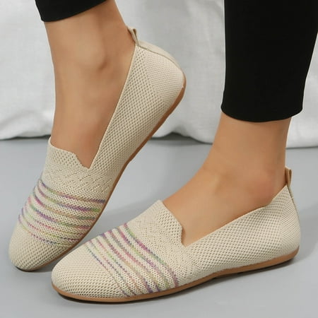 Fashion Spring And Summer Women Casual Shoes Flat Bottom Round Toe Lightweight Flying Mesh Breathable Comfortable And Colorful Stripes
Fashion Spring And Summer Women Casual Shoes Flat Bottom Round Toe Lightweight Flying Mesh Breathable Comfortable And Colorful Stripes