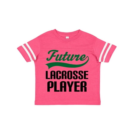 Inktastic Future Lacrosse Player Gift Toddler Boy Girl T-Shirt