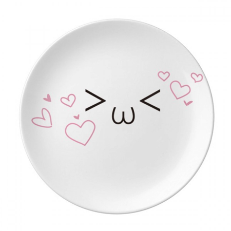 Face Love You Expression Plate Decorative Porcelain Salver Tableware Dinner Dish
Face Love You Expression Plate Decorative Porcelain Salver Tableware Dinner Dish