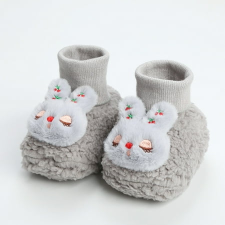 Quealent Baby Booties Boy Cute Baby Cartoon Plush Cotton Toddler Shoes Anti-Slip Soft Sole Booties Shoes for 0-18Months Baby Boys Girls Gray 6 Months
Quealent Baby Booties Boy Cute Baby Cartoon Plush Cotton Toddler Shoes Anti-Slip Soft Sole Booties Shoes for 0-18Months Baby Boys Girls Gray 6 Months