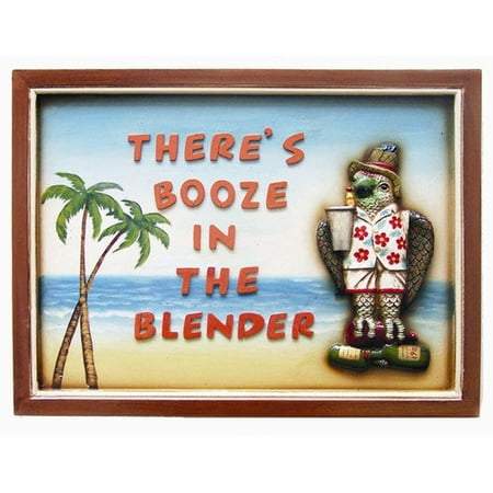 RAM Game Room Booze in The Blender Framed Vintage Advertisement