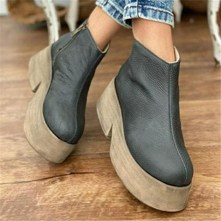Women s Platform Boots with Side Zipper Fashionable Vintage Ankle Boots for Winter Autumn
Women s Platform Boots with Side Zipper Fashionable Vintage Ankle Boots for Winter Autumn